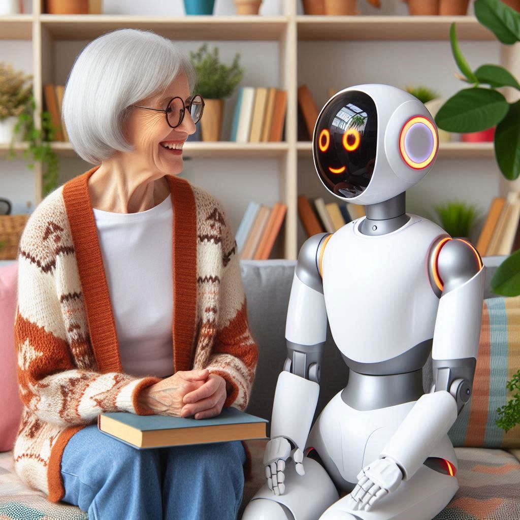 AI robot as socialworker Copilot